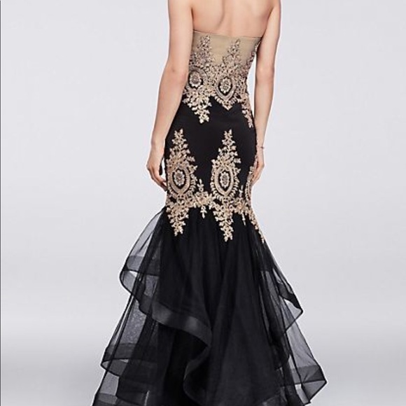 Emroidered Mermaid Gown